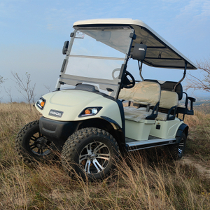 Electric Golf Cart 4 Seater with Foldable Windshield