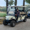 Electric Golf Cart 4 Seater with Foldable Windshield